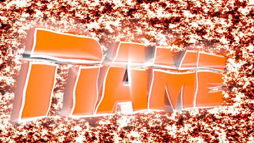 Cool Orange Text Template preview image